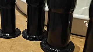 omg this redhead slut rams huge sextoy deep in her ass until wild orgasm 😍🍑💦🔥