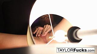 Taylor Vixens Fingers Dripping Pussy in Hotel Room Solo Tease