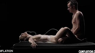 cum slut alice zaffyre's swollen pussy pumped extreme with hot teen creampie overload