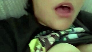 native american whore squirts on huge cock creampie cum covered tits humiliation