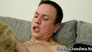 damn this old granny whore fingers her pussy before taking hardcore cock deep