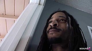 frustrated black bbw housewife next door lures neighbor's monster cock for cheating ride while husband away