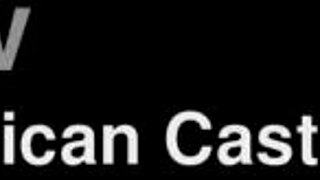 black milf's huge natural tits bounce as big white cock pounds her fat ass deep