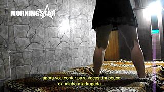 Casal Morningstar flips into early morning anal with wife