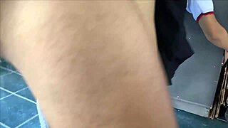 Pervy Stepdad Cum-Covers Skinny Schoolgirl Uniform Post-Class Fuck