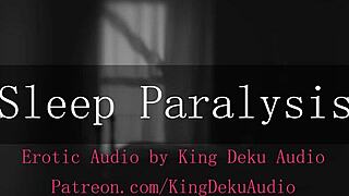 She encounters the erotic demon in a shadowy realm of forbidden whispers