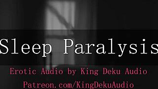 She encounters the erotic demon in a shadowy realm of forbidden whispers