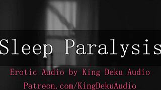 She encounters the erotic demon in a shadowy realm of forbidden whispers