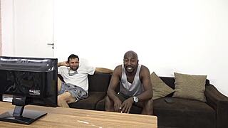 Amateur mature brunette slut gets double penetration from friend's wife during championship fuck!