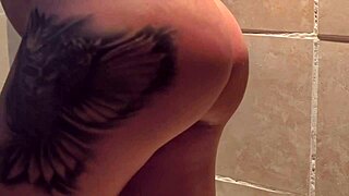 caught her bathing ripped clothes bent over doggystyle moans echo