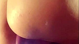 wanna see hot teen tess rub her curvy ass and tits with toys?