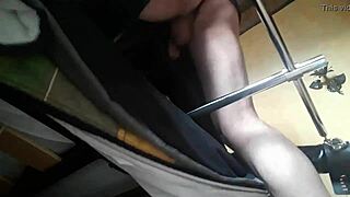 wanna see petite latina laura xxx tied to machine for rough doggystyle creampie?