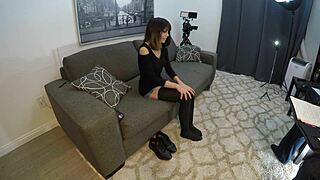 candy's deepthroat casting got me gagging on cock 😩💦 whoa!!