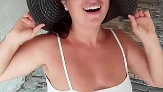 hot stepmom teases n blows me public on street... her huge tits n ass out!!