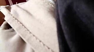 roommate sneaks blowjob on sister's hubby closeup big natural tits latina curves in dorm