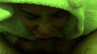 Sonja's BACK with sloppy BLOWJOB on big black cock