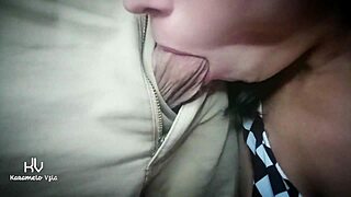 sucking and licking daddy's balls feels so taboo and yummy