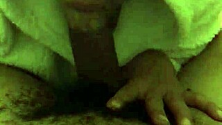 Sonja's BACK with sloppy BLOWJOB on big black cock