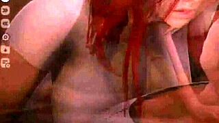 damn this mature plays reconstruction game fingering her shaved pussy