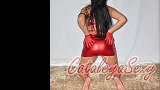 whoa, check out this sexxxy photoshoot with a hot milf showing off her legs and lingerie