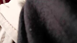 roommate sneaks blowjob on sister's hubby closeup big natural tits latina curves in dorm