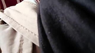 roommate sneaks blowjob on sister's hubby closeup big natural tits latina curves in dorm