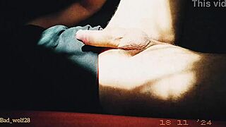 bad wolf28 gives muscular bodybuilder penis handjob at sunset in outdoor cfnm scene