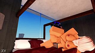 blonde roblox model sophie returns for fun with headless manager