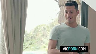 hot blonde coed missy luv bends over for roommate's deepthroat blowjob and doggystyle fuck