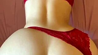 big ass college girl rides cock—does my red outfit make it look huge?