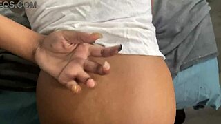 Why Does Glamorous Ebony Suck Big Black Cock So Deep In Bedroom? 