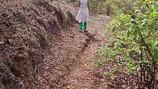 i went to the ranch jungle fucked aunt's tight pussy creampied her bent over with teen group doggystyle hardcore