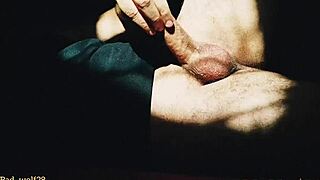 bad wolf28 gives muscular bodybuilder penis handjob at sunset in outdoor cfnm scene