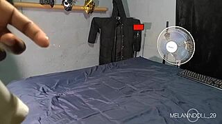 Curvy Black Ebony Slut In Fishnets Dances Before Riding Thick Cock With Natural Tits Bouncing Pt2