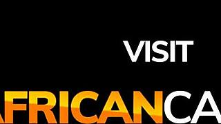 WATCH This Ebony Babe DEVOUR Monster Cock in Casting!