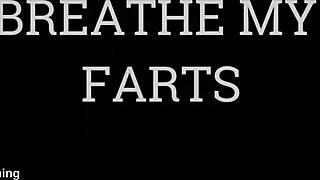 Mistress Unleashes Powerful Gases Right Into Her Slave's Face for Total Domination