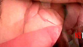 chubby wife enjoys double action while husband watches closely