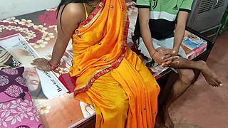 Indian Step Mom Gets Bent Over Kitchen Counter For Massive Doggystyle Pounding By Stepson In Homemade Roleplay