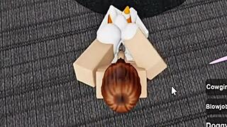 slutty roblox bunny sneaks boys locker room begs hard fucking