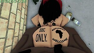 rice bunny gets wrecked by bbc deep in the alley