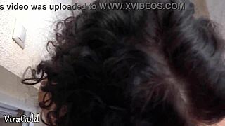 brunette big ass chubby homemade doggystyle cum on face pose