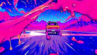 hot pierced nipple latina brunette jerks uber driver with tiny hands then blows cum