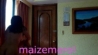 curvy latina bent over big cock in cdmx hotel fan fuck rough