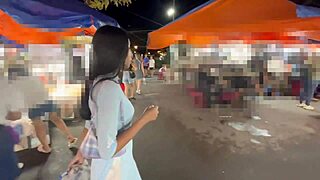 Fun date with gorgeous vietnamese babe leads to happy ending night with her small waist