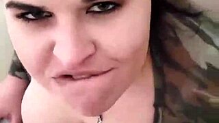 Kandy Kane's Huge Tits Bounce In Deepthroat Blowjob As Fat BBW Wife Slut