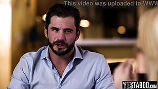 Tiny Tattooed Blonde Overwhelmed By Hung Stud Railing Her Pussy Hard