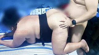 Raw anal pounds fat Venezuelan milf ass bareback creampie