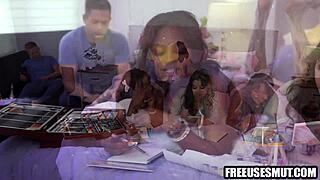 hey pervy stepbro why not freeuse your ebony stepsis and her hot friend today?