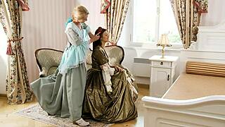 barely legal teens lick wet pussies in erotic toy masturbation seduction