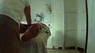 real chinese babe gives massive handjob orgasm in parlor massage